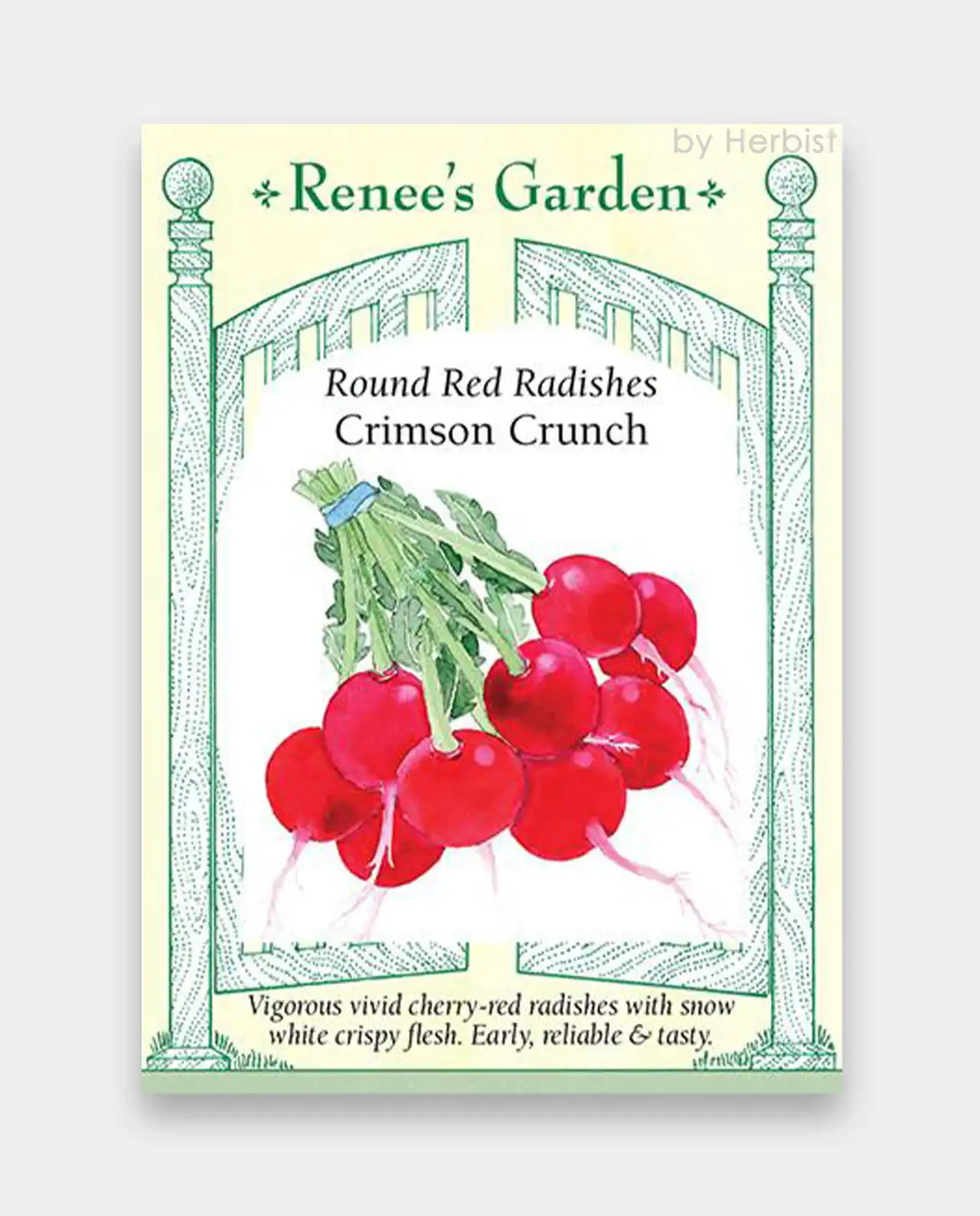 แรดิช Round Red Radishes Crimson Crunch
